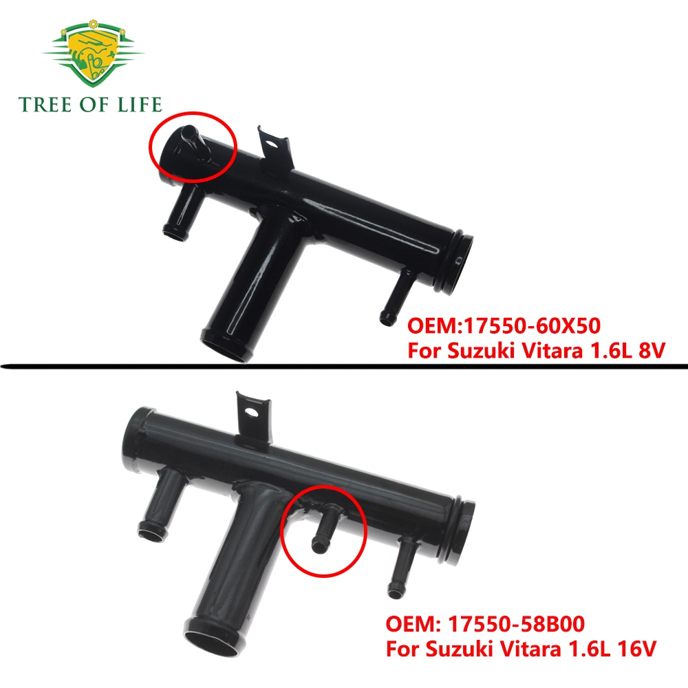 สําหรับ SUZUKI VITARA SE416 8V/16V ปั๊มน้ํา PIPE (17550-60X50/17550-58B00)