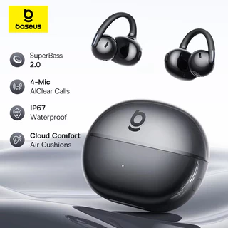 Baseus Bowie MC2 Air Open-Ear หูฟังไร้สาย True 40 ชม.เวลาเล่น Super Bass2.0 และ IP67 หูฟังกันน้ํา