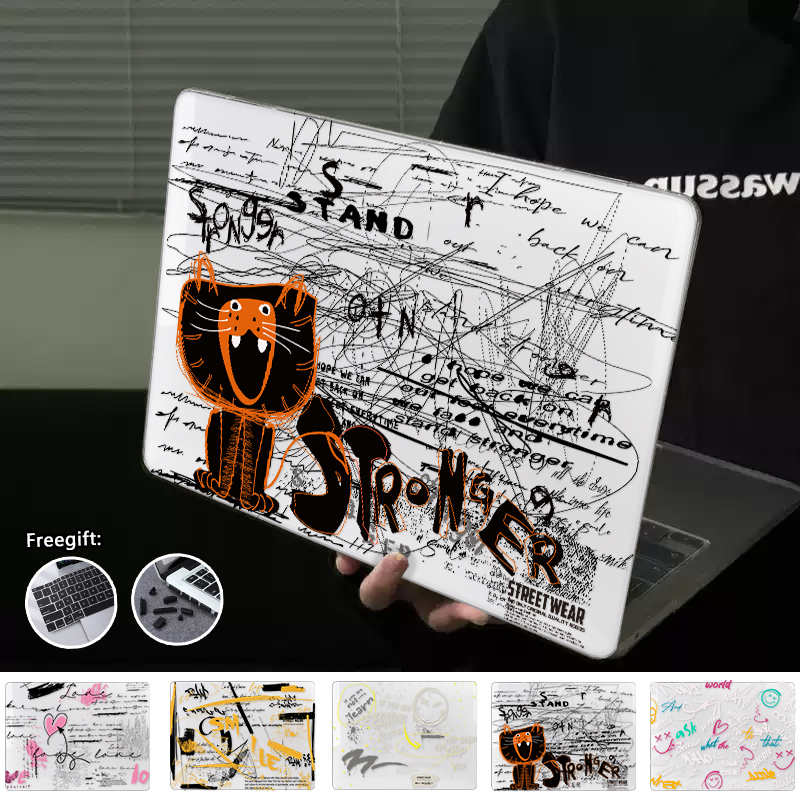 Cool ข้อความ Graffiti พิมพ์สําหรับ 2026 Macbook Neo A3404 Air 13 M5 A3449 M4 A3240 M3 A3113 M2 A2681 Pro 14 นิ้ว M5 A3434 A241 M4 A3 A3 M4