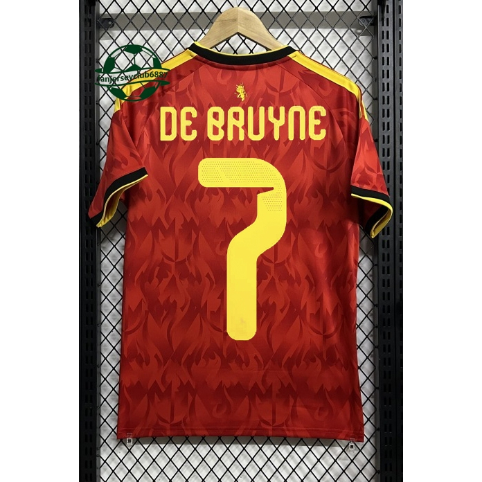เวอร์ชั่นแฟน ๆ ของเบลเยียม 2025/26 เสื้อยืดทีมบ้าน สำหรับผู้ชาย จากไซส์ S ถึง XL