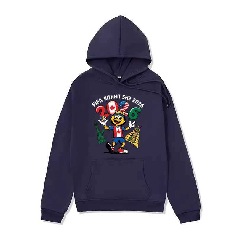 FIFA World Cup 2026 Hoodie World Cup Theme พิมพ์ Hoodie อเมริกัน y2k Street Mens Hoodie