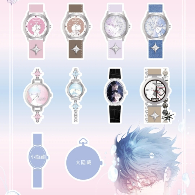 [ของแท้ พร้อมส่ง] Harutani Animation Little Mushroom Twilight Psalm Series นาฬิกากล่องสุ่ม ตัวละครยอดนิยมสะสม สวมใส่ได้ ของขวัญวันเกิด