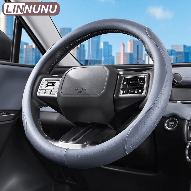 LINNUNU หนังพวงมาลัยสําหรับ Toyota RAV4 XA60 XA50 XXA40 2026 2027 Breathable Anti-Slip ดูดซับเหงื่ออ