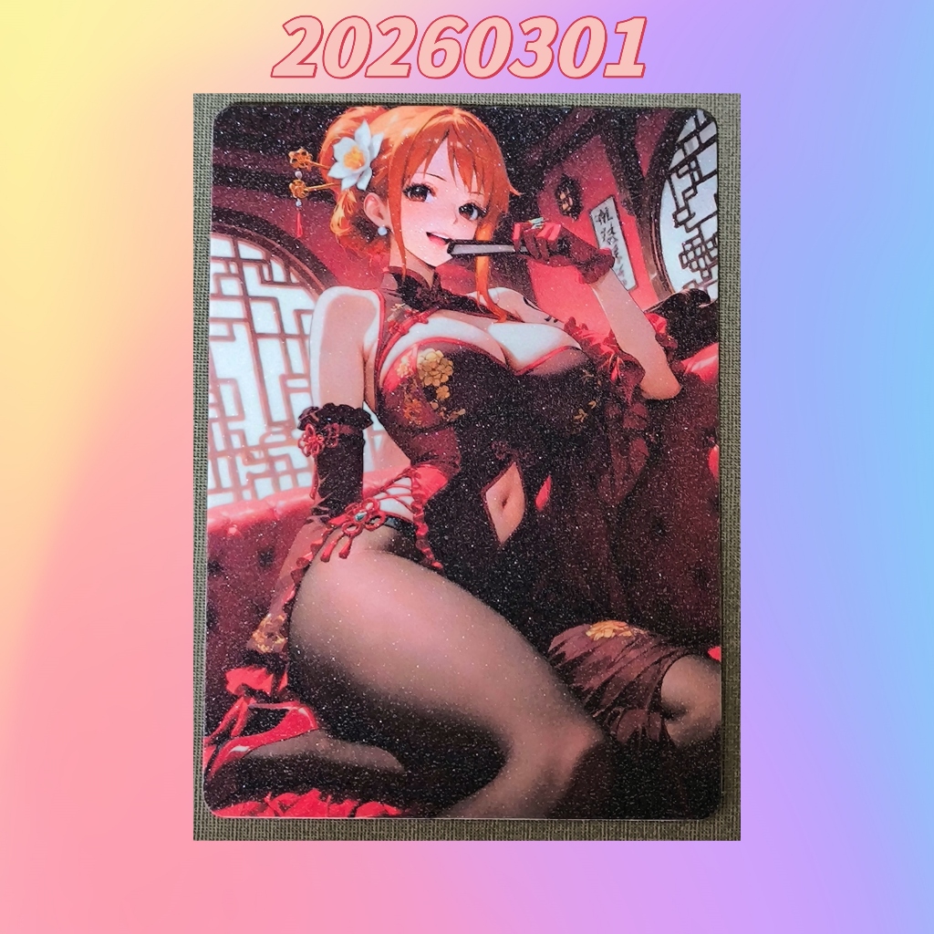 260301ACG One Piece Pocket Tifa Ada Wong DVA Flash Card 63*88mm