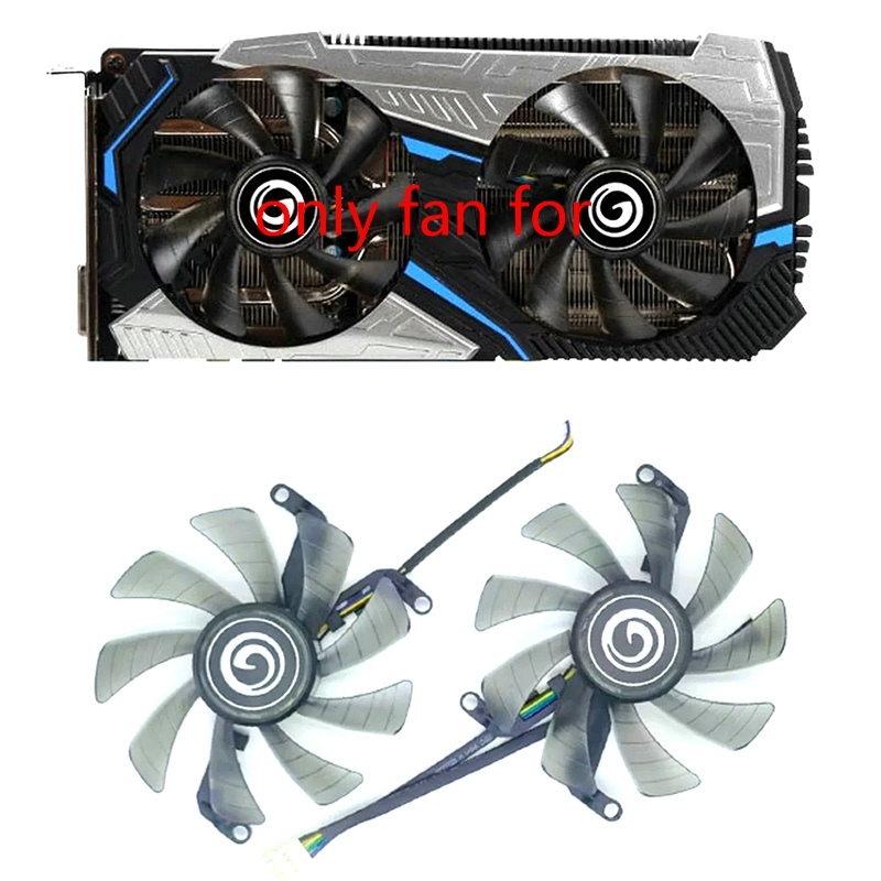 พัดลมระบายความร้อนสําหรับ GALAX Geforce RTX 2070 2060 2060S Super Will หม้อน้ํากราฟิกการ์ด