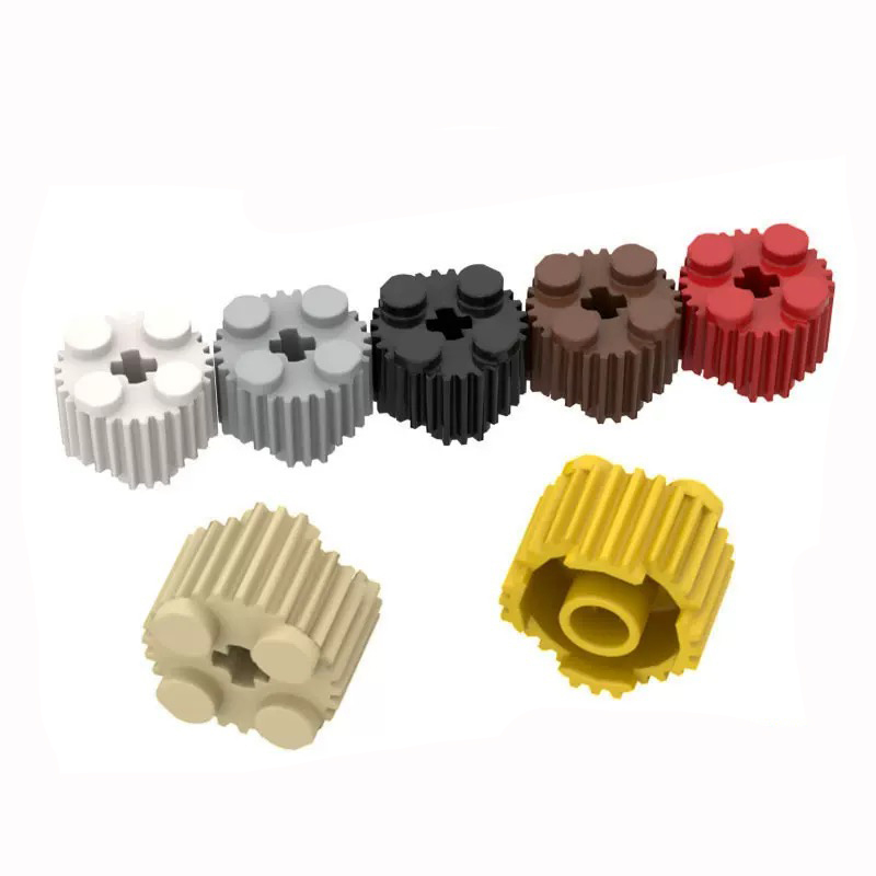 5PCS 92047 92047 รอบ 2x2 เพลา Hole Building Blocks และ Grille การศึกษาอนุภาคประกอบของเล่น DIY เด็กวันเกิดของขวัญเด็ก
