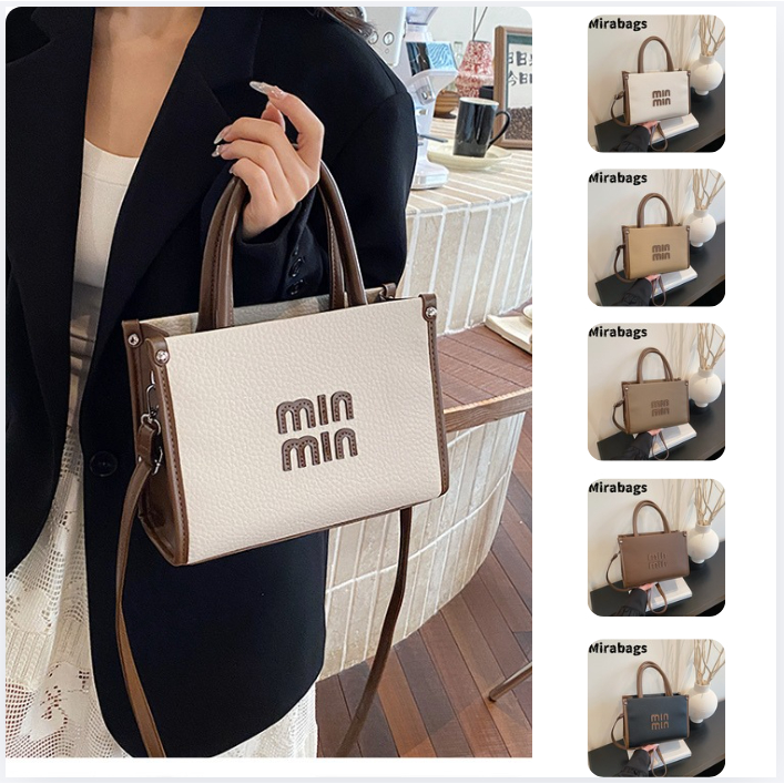 กระเป๋าโท้ต Mirabags ทำจากหนังนุ่มคุณภาพสูง ดีไซน์เรียบหรู มีพื้นที่เก็บของมาก เหมาะสำหรับการเดินทางและใช้งานประจำวัน
