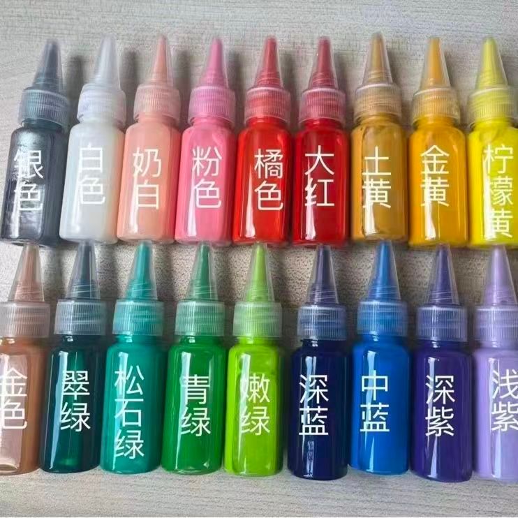 Non-Lacquer พัดลม 24 วัสดุธรรมชาติ diy ขนาดใหญ่ Lacquer Drifting Handmade Lacquer Lacquer Bleaching 