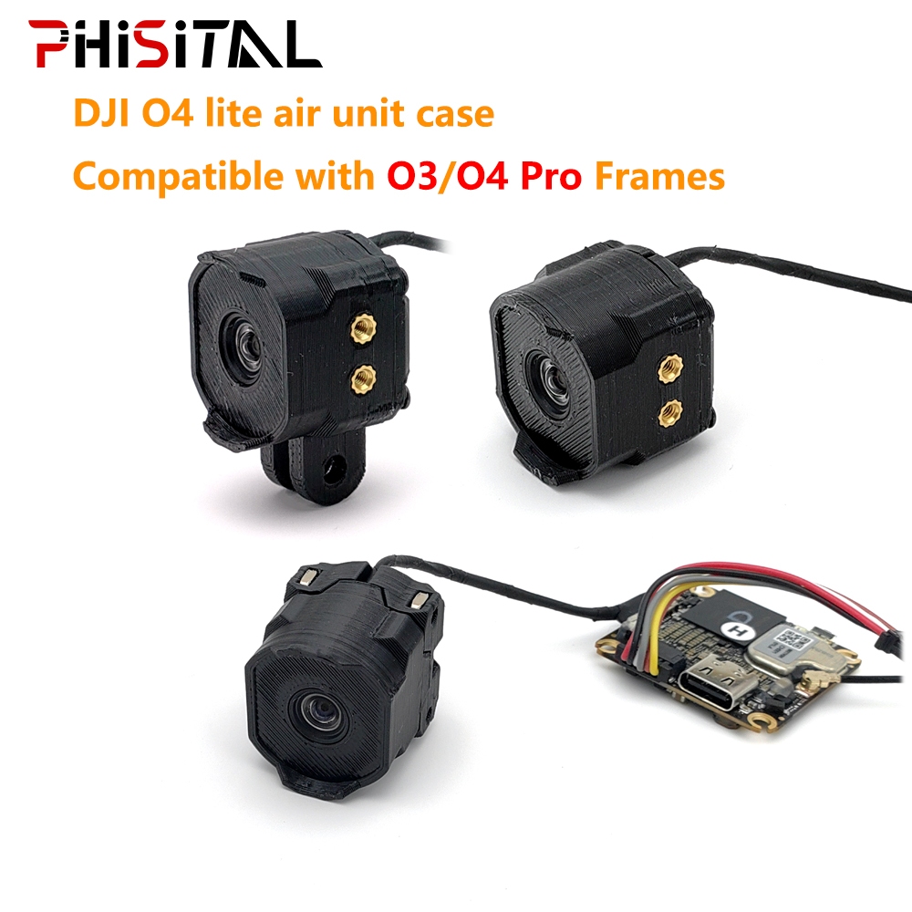 O4 Lite air unit case/Shell/Cover: ใช้งานร่วมกับ O3/O4 Pro Frames · Filter Mount การพิมพ์ 3D สําหรับ