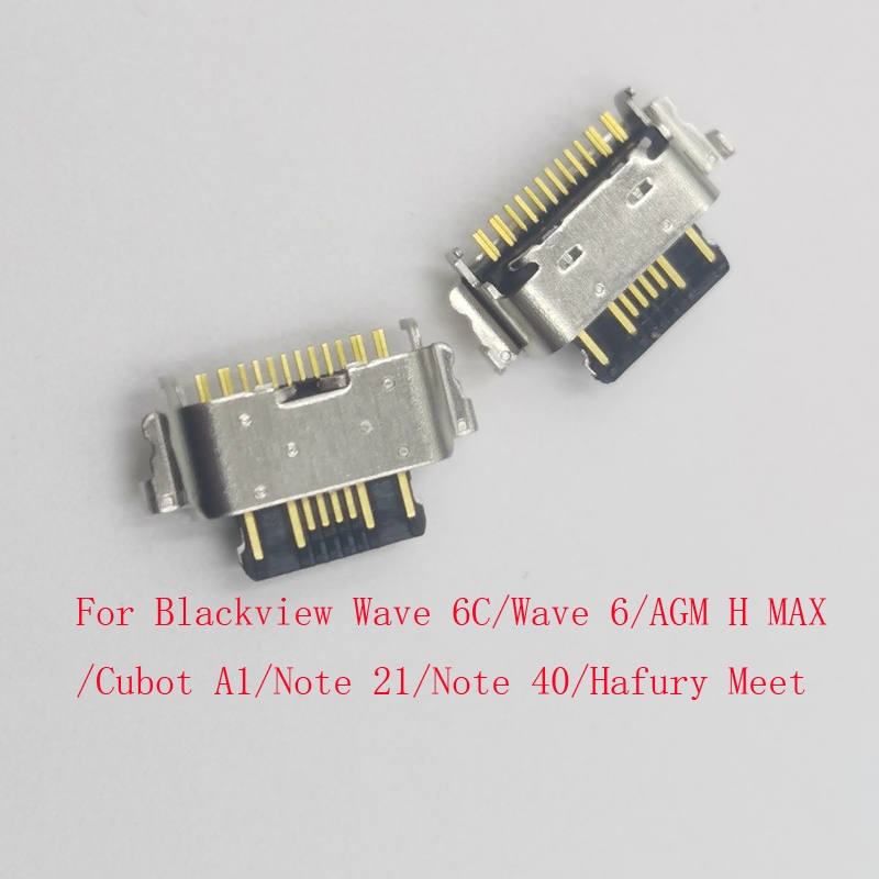 10-20 ชิ้นปลั๊กขั้วต่อ USB สําหรับ Blackview Wave 6C 6 Cubot A1 หมายเหตุ 21 40 Hafury พบ AGM H MAX ช