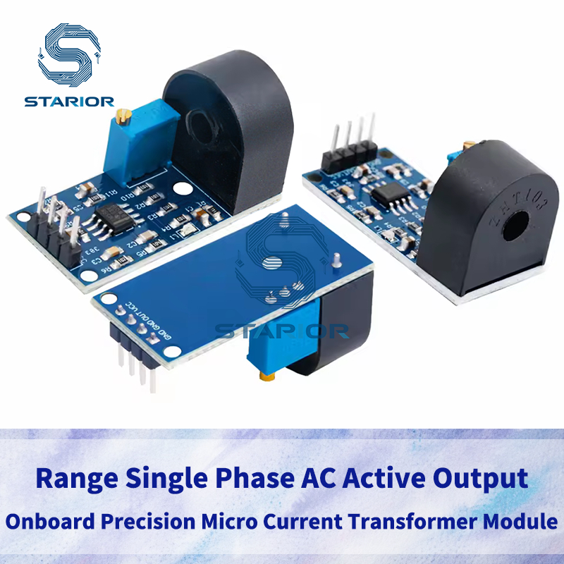 AC Current Sensor ZMCT103C ความแม่นยําสูง Current Transformer Single-Phase 5A/5mA Sensor โมดูล DIY