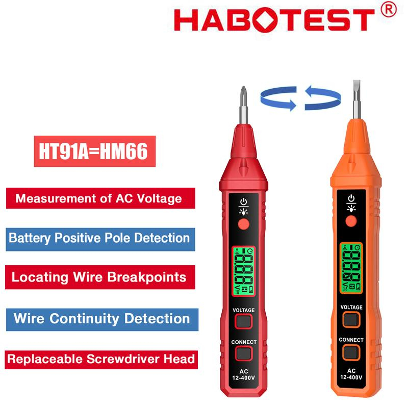 [ข้อเสนอพิเศษ!]สินค้าคงคลัง ซุง ด่วน!เครื่องตรวจจับแรงดันไฟฟ้า HABOTEST HT89/HT89A/HT91A/HT92D/HM66,