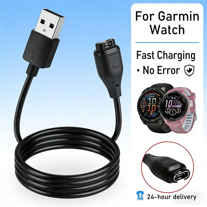 Garmin Smart Watch สายชาร์จ USB Fenix 5&6/ Forerunner 935/945/245/Vivoactive 3/Instinct/Venu/Vivosport CHARGER