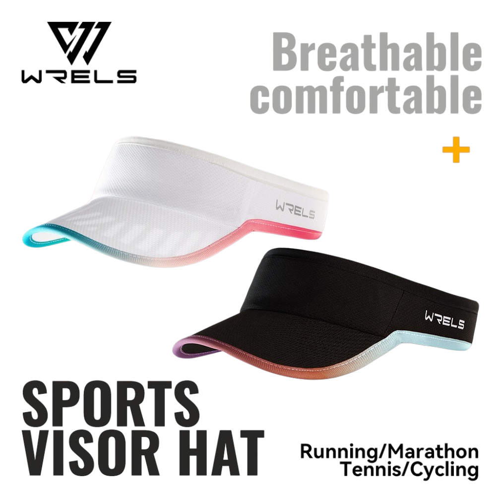 WRALS Sports Visor Hat ดีไซน์ทันสมัย กว้านซึมน้ำได้อย่างรวดเร็ว C73