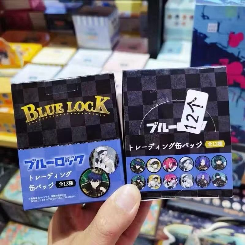 ของแท้ญี่ปุ่น Valley Blue Prison Mystery Box Badge Chichiri Leopard Horse Bar อะนิเมะญี่ปุ่นอุปกรณ์ต่อพ่วง Valley สองมิติ