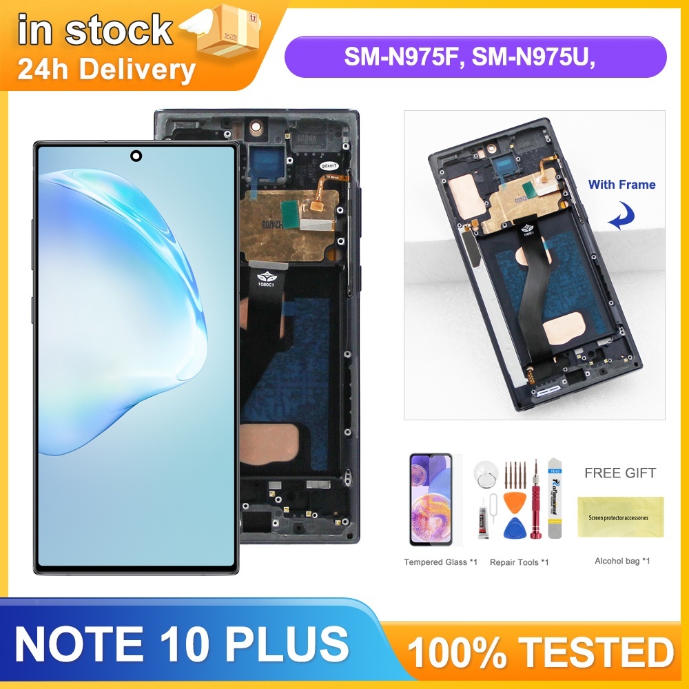 สําหรับ Samsung Galaxy Note10 + จอแสดงผล LCD SM-N975F, SM-N975U, SM-N9750, SM-N975U1 LCD Touch Scree