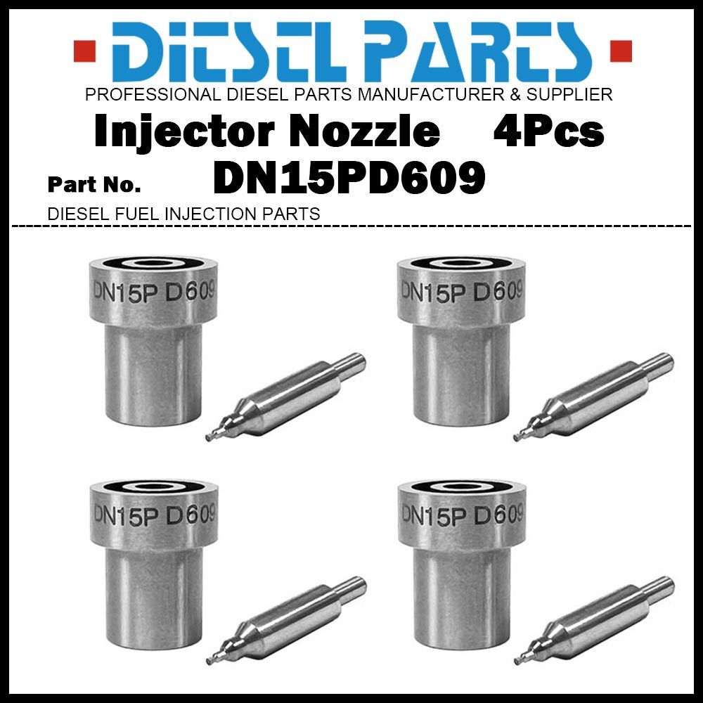 4 ชิ้นหัวฉีดน้ํามันเชื้อเพลิงดีเซล DN15PD609 สําหรับ Mitsubishi Lancer Colt Galant 4D68 4D68T / MD16