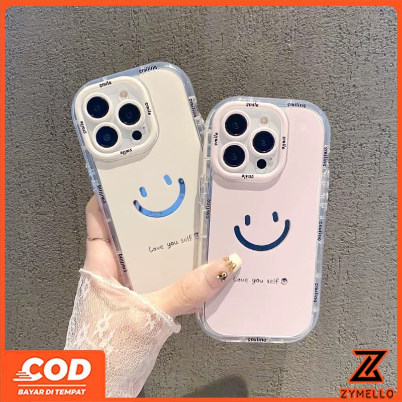 เหมาะสําหรับ OPPO Reno15 Reno15 PRO Reno14 Reno14 PRO Reno8Z Reno7Z แฟชั่นรักษาใบหน้ายิ้มกรณีโทรศัพท์ TPU กันกระแทก