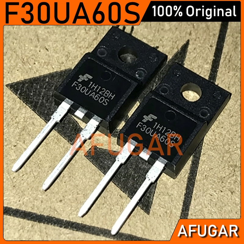 F30UA60S TO-220F-2 2 ชิ้น FFPF30UA60S TO-220F 30A/600V Fast Recovery Diode ใหม่ pxb8