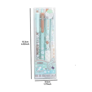 สตรอเบอร์รี่ช็อกโกแลตเจลปากกา 4 ชิ้นน่ารักปากกา Ballpen ชุด 0.5 มิลลิเมตรแห้งเร็วหมึกสีดําปากกาหดสําหรับโรงเรียนเขียนเครื่องเขียน