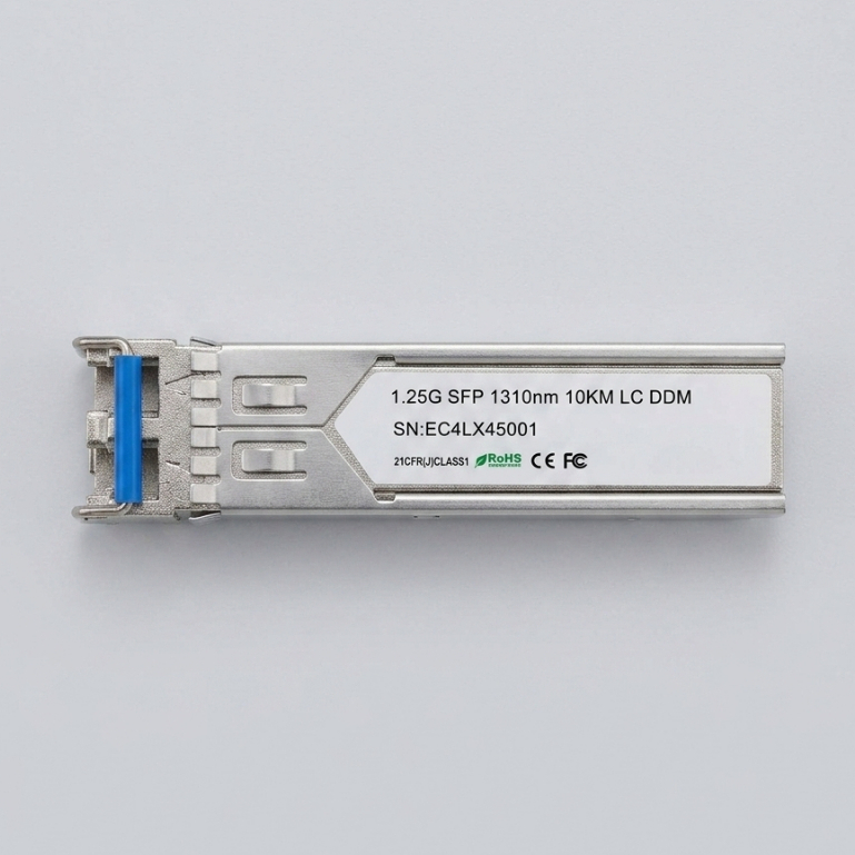 เข้ากันได้กับ Cisco GLC-LH-SMD 1.25G SFP-LH-SMD เครื่องรับส่งสัญญาณแสง SMF 1310nm 10km DDM