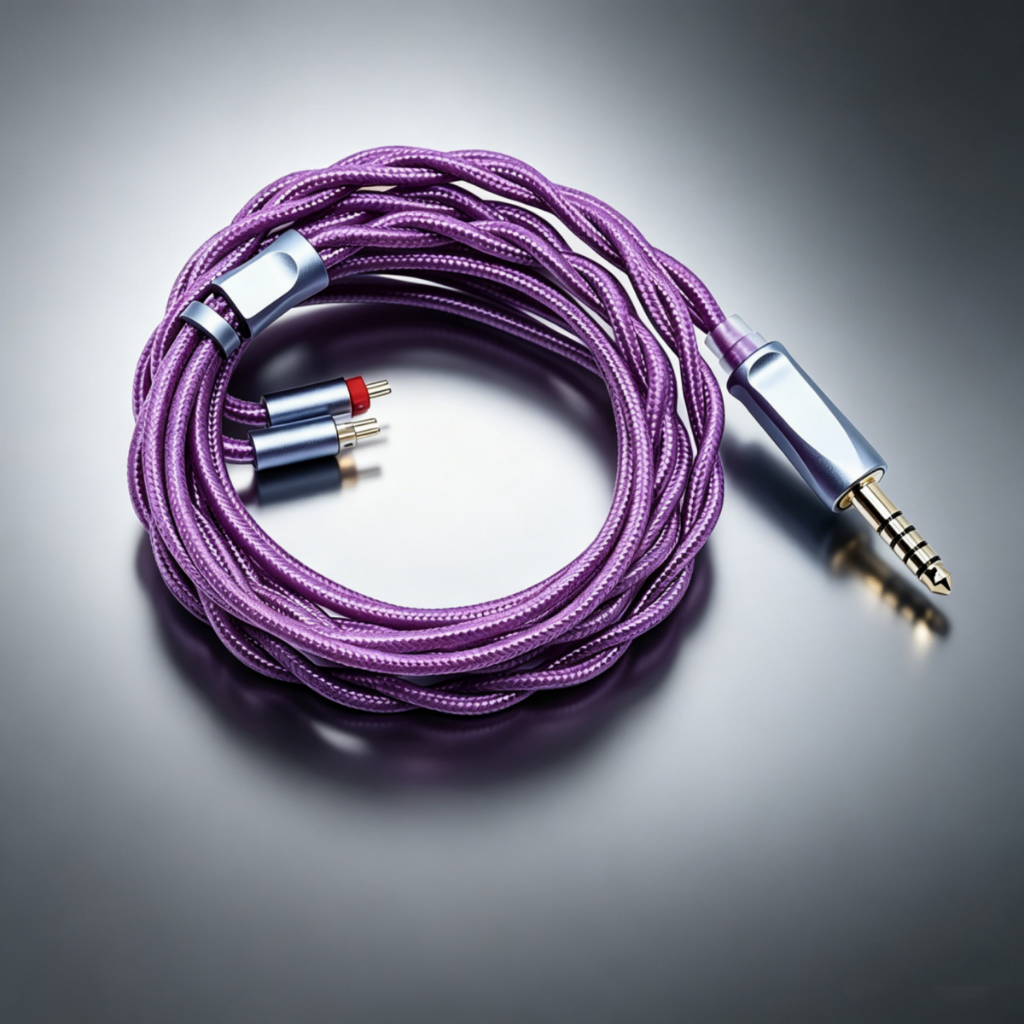 FENGRU Caiyu 2 Strand 6N OCC คริสตัลเดี่ยวทองแดง HiFi หูฟังอัพเกรดสาย MMCX/QDC/2Pin/KZ C Pin/IE900 สายสําหรับ Chu II Timeless Zero N5005 IE900 IE300 Castor Pro ราศีมีน Kuntun