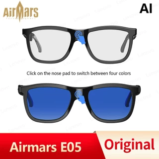 Airmars E05 แว่นตาอัจฉริยะ หูฟังบลูทูธ5.4 AI Real-Time นักแปล เสียงดี HD Calls เปลี่ยนสีสัมผัส
