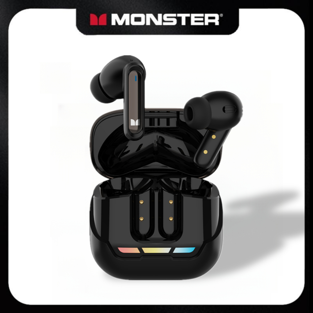 หูฟังบลูทูธไร้สาย MONSTER XT05 พร้อมระบบแปลภาษา AI การโทรคมชัดระดับ HiFi การตัดเสียงรบกวน