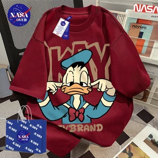 【จัดส่งตลอด 24 ชั่วโมง】🔥NASA ชุดหน้าร้อน แขนสั้น ลวดลายเป็ด เสื้อ ยูนิเซ็กส์ สบาย ๆ แมทช์ง่าย🦆 คอกลม เสื่อยืด YG43