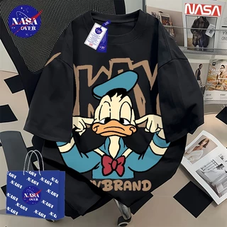 【จัดส่งตลอด 24 ชั่วโมง】🔥NASA ชุดหน้าร้อน แขนสั้น ลวดลายเป็ด เสื้อ ยูนิเซ็กส์ สบาย ๆ แมทช์ง่าย🦆 คอกลม เสื่อยืด YG43