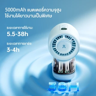 【สินค้าเข้าใหม่】JisuLife Stroller Fan 4 พัดลมหนีบสำหรับรถเข็นเด็ก ขนาดกะทัดรัด พกพาง่าย ชาร์จไฟได้ มาพร้อมหน้าจอ LED และไฟกลางคืน ดีไซน์ปลอดภัยสำหรับเด็ก ใช้งานได้ทั้งกลางแจ้งและบนโต๊ะ แบตเตอรี่ความจุ 5000mAh