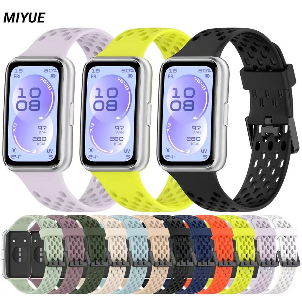 สายรัดสําหรับ Huawei Band 11 Pro/11 สายรัดข้อมือซิลิโคนอ่อนนุ่มสร้อยข้อมือ Huawei Band 11 Pro/11 อุปกรณ์เสริมนาฬิกา