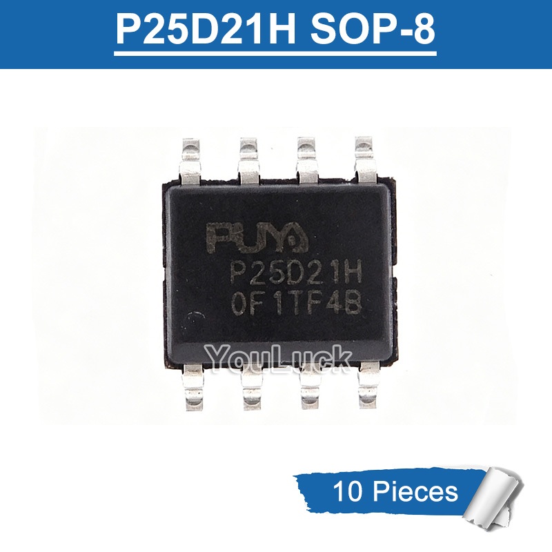 10 ชิ้น P25D21H SOP-8 P25D21H-SSH-IT ชิปหน่วยความจํา IC ใหม่เดิม