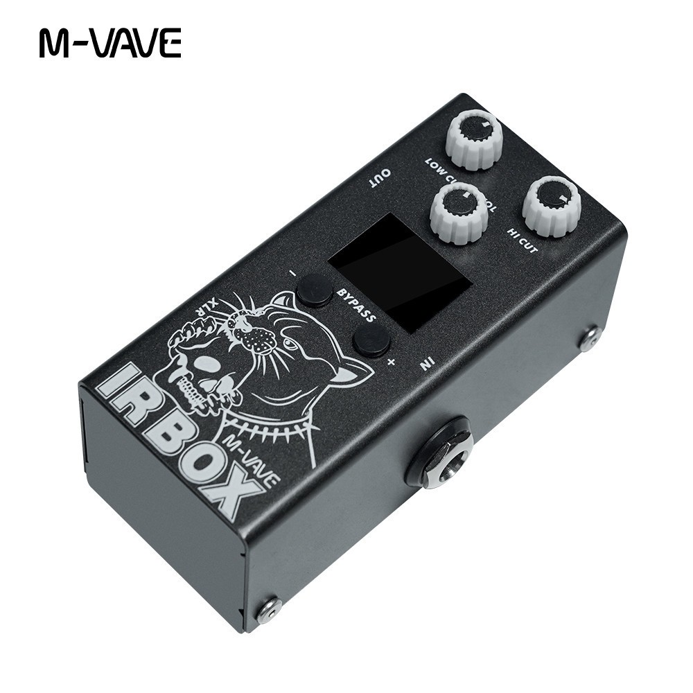 M-VAVE IR Box Guitar Pedal พร้อมตู้กีตาร์ 25 ใบ, 7 ตู้เบส, ผู้ใช้ IR นําเข้า, EQ 9 แบนด์