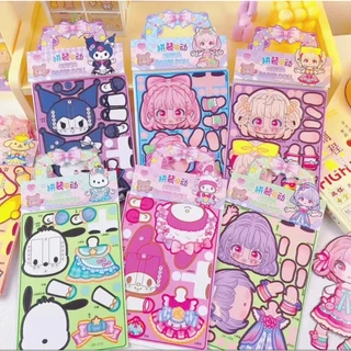 ตุ๊กตากระดาษ ทําเอง แขนและขาถอดได้ ขยิบตา ตัวใหญ่ ประกอบง่าย สีสันสวยงาม ลายน่ารัก ตุ๊กตาเจ้าหญิง ของเล่น ทําเอง