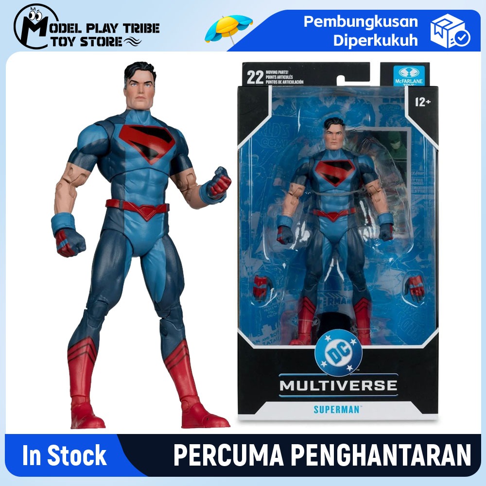 Mcfarlane Toys Superman & The Authority DC Superman 7 นิ้ว Action Figure Model