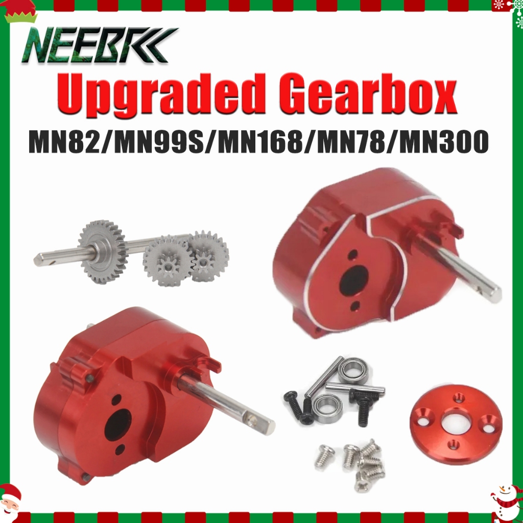 NEEBRC โลหะเต็มรูปแบบเกียร์สําหรับ 1/12 RC Crawler รถ MN82 MN78 MN99S MN168 MN98 MN300 370 มอเตอร์แปรงอะไหล่อัพเกรดอุปกรณ์เสริม