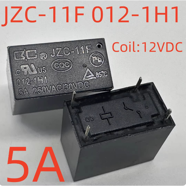 รีเลย์ 4 พิน JZC-11F-012-1H 12V JZC-11F 012-1H1