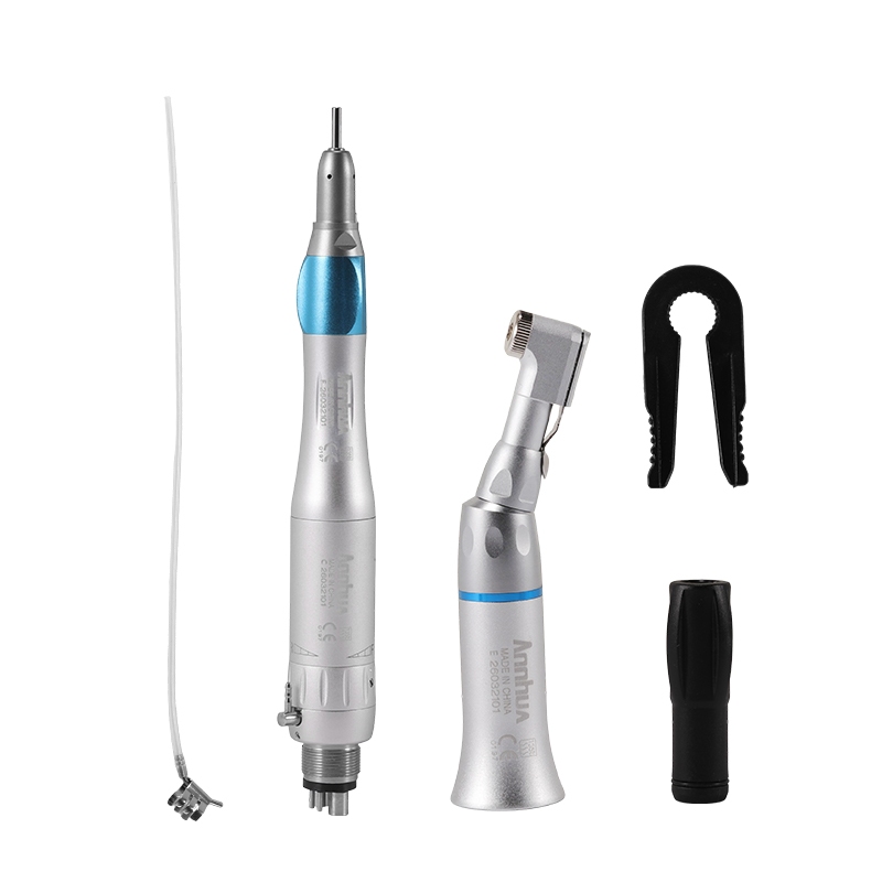 ทันตกรรมความเร็วต่ํา Handpiece Latch/ปุ่มกด Contra Angle 2 หลุม/4 หลุมมอเตอร์
