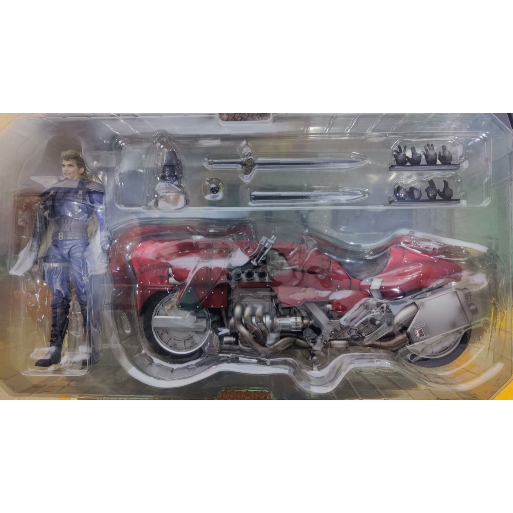 (ไม่มีกล่อง) PlayArts Modified PA Modified FF7 Remake Roche Roche Motorcycle Model Ornament