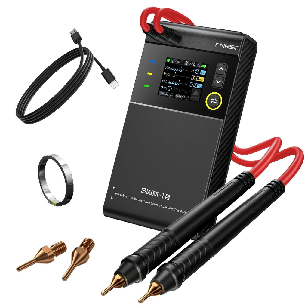 FNIRSI SWM-10 เครื่องเชื่อมจุดหน้าจอสีอัจฉริยะแบบพกพา