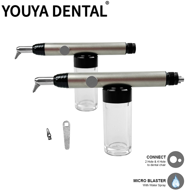 Dental Aluminium Oxide Micro blaster/ Alumina Air Abrasion Polisher เครื่องพ่นทราย 2/4 หลุม
