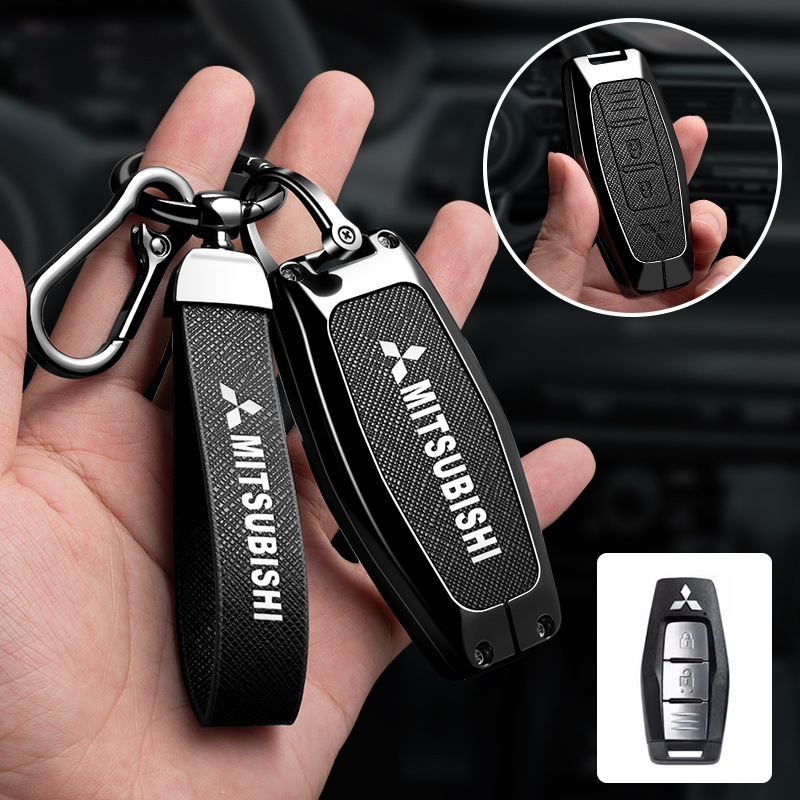 รถสมาร์ทคีย์สําหรับ Mitsubishi Xpander/Pajero/strada/Mirage/Attrage/Xforce/ASX ฝาครอบกุญแจพวงกุญแจ