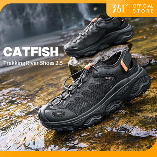 361 Degrees Catfish Outdoor Quick-Dry Water Shoes for Hiking and River Trekking  Fishing Mesh Breathable Shoes Sandals 672623303 682623303
