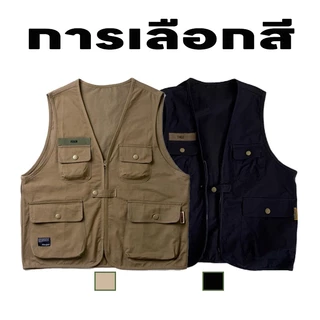 เสื้อกั๊กผู้ชาย เสื้อกั๊ก ทรงหลวม สไตล์เกาหลี น้ำหนักเบาและระบายอากาศได้ดี เหมาะสำหรับกิจกรรมกลางแจ้ง M ถึง 3XL