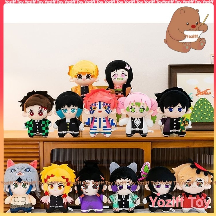 ใหม่! Demon Slayer Tomioka Giyuu Nezuko Kimetsu ไม่มี Yaiba Shinazugawa Sanemi Genya ตุ๊กตาตุ๊กตามิน