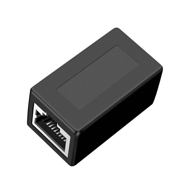 เวจจี้ RJ45 สายเคเบิลเครือข่ายก้นเชื่อมต่อพอร์ตหญิงคู่ส่วนต่อขยายเครือข่ายสายเคเบิลเครือข่ายหัวตรงอะแดปเตอร์เครือข