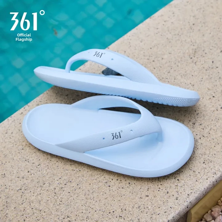 361 Degrees Qihang Flip Flops-Traveling วัสดุ EVA รองเท้าแตะ หูคีบนิ่มเหมือนเหยียบขี้ ลายก้อนเมฆ กันลื่น