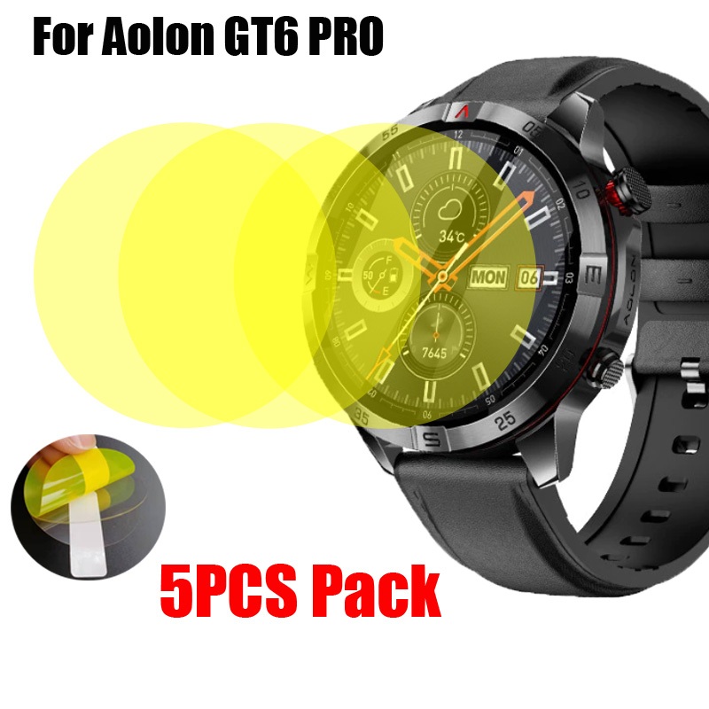 Aolon GT6 Pro ฟิล์มนาฬิกาอัจฉริยะกระจกนิรภัยสําหรับ Aolon GT5 Pro สมาร์ทวอทช์กระจกป้องกันป้องกันหน้าจอ