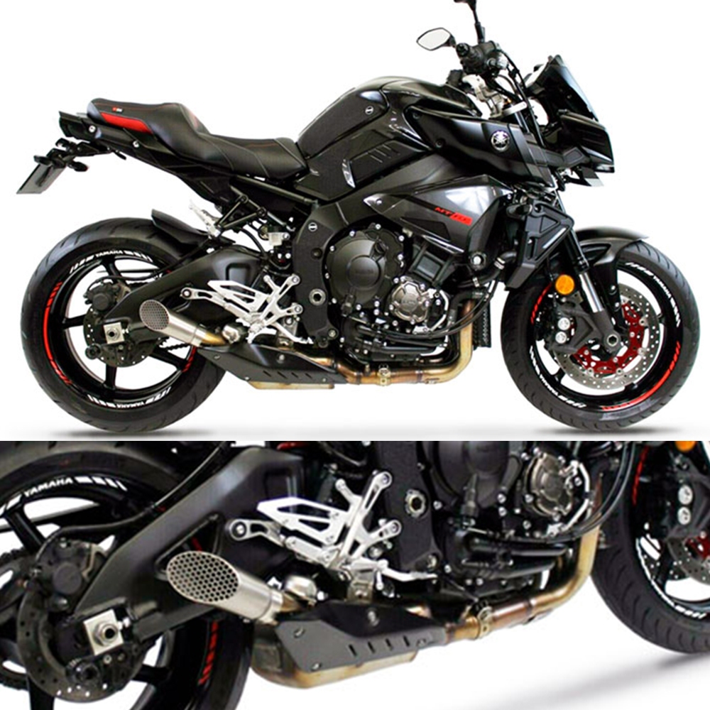 เหมาะสําหรับ Yamaha MT-10 MT10 FZ10 MT10SP 2016-2021 ตาข่าย Racing Line ท่อไอเสียตําแหน่งเดิม ราคา ถูกที่สุด ดีลบีเคเค แกลเลอรีภาพที่ 8